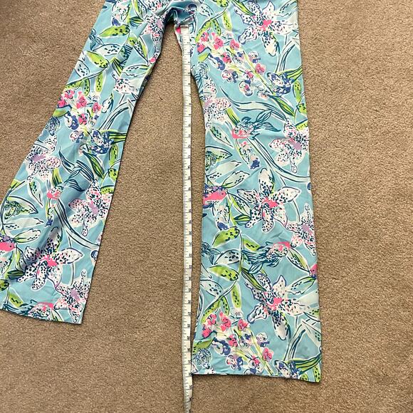 Lilly Pulitzer Women´s Coastal Bal Harbour Palazzo Bali Blue Pants Size XS - Picture 11 of 13